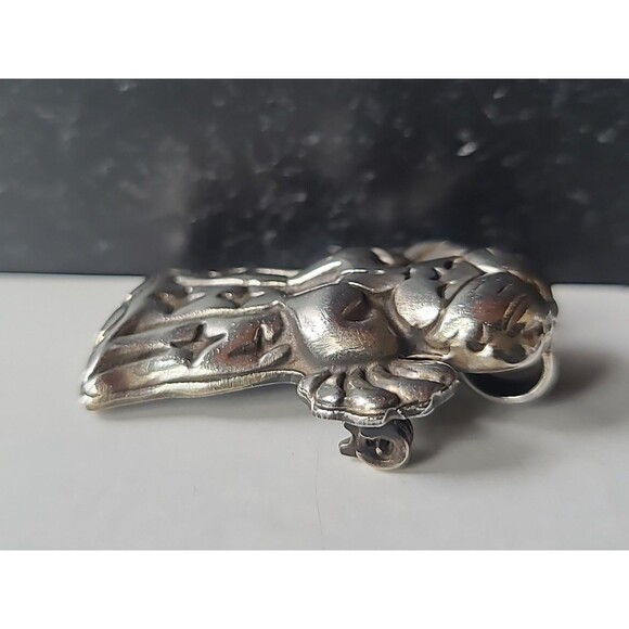 925 Sterling Silver Angel Brooch/Pendant Combo Vintage - Picture 6 of 10